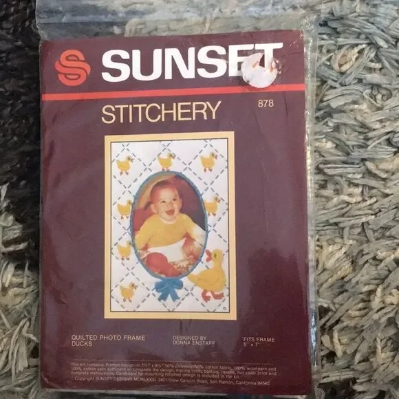 Vintage Quilted Photo Frame Craft Kit 5 X 7 - Picture 2 of 8